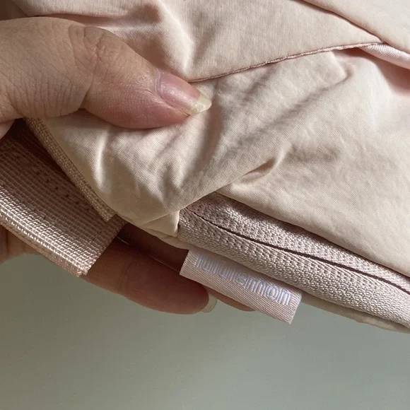 Lululemon Light Pink Curved Crossbody Bag